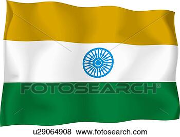 Stock Illustration - indian flag. fotosearch 
- search clipart, 
illustration, 
drawings and vector 
eps graphics images