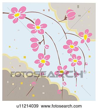 Stock Illustration - painting of plum 
blossoms image, 
woodcut. fotosearch 
- search clipart, 
illustration, 
drawings and vector 
eps graphics images
