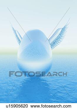 Stock Illustration - egg with wings, 
cg, 3d, illustration, 
close up. fotosearch 
- search clipart, 
illustration, 
drawings and vector 
eps graphics images