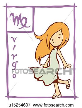 Arquivos de Ilustração - astrologia,   
sinal,   virgo, 
  lado,   vista, 
  branca,   fundo. 
fotosearch - busca 
de ilustrações 
clipeart e desenhos