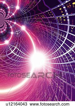 Drawing - computer graphics 
of curved lines 
and light, cg, 
3d image. fotosearch 
- search clipart, 
illustration, 
drawings and vector 
eps graphics images