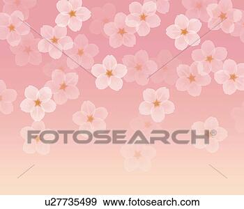 Stock Illustration - image of several 
cherry blossoms, 
illustration, 
illustrative technique. 
fotosearch - search 
clipart, illustration, 
drawings and vector 
eps graphics images