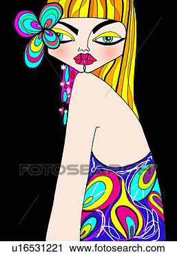 创意手绘图、手绘图像、电脑合成图像、卡通漫