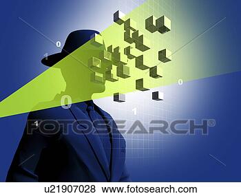 Stock Illustration - digital composite 
of ray over man. 
fotosearch - search 
clipart, illustration, 
drawings and vector 
eps graphics images