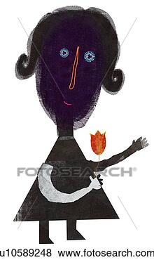 Arquivos de Ilustrações - mulher,  sumário, 
 flor,  computador, 
 gráfico. fotosearch 
- busca de ilustrações 
clipeart e desenhos