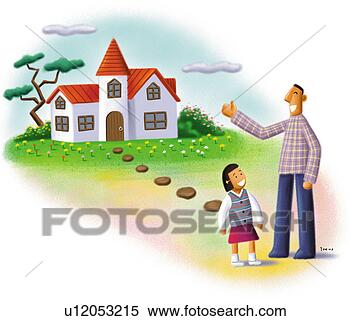 Stock Illustration - tree, person, 
interior, garden, 
house, children, 
computer graphic. 
fotosearch - search 
clipart, illustration, 
drawings and vector 
eps graphics images