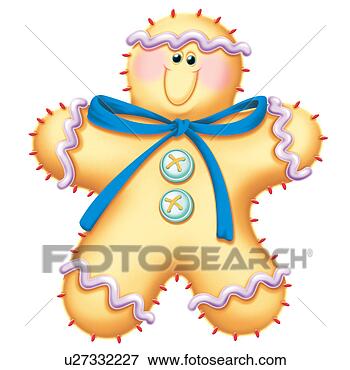 gingerbread clip art cartoon