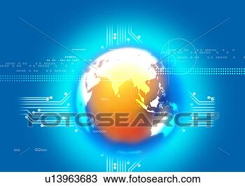 Drawing - cyber, computer 
graphic, digital, 
object, binary 
code, earth, global. 
fotosearch - search 
clipart, illustration, 
drawings and vector 
eps graphics images