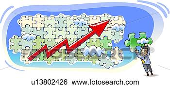 Stock Illustration - success, salaried, 
arrow, puzzle, 
salaried employee, 
businessman. fotosearch 
- search clipart, 
illustration, 
drawings and vector 
eps graphics images
