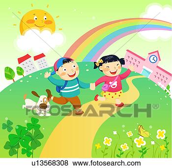 Special Song for Special teacher... - Goody... Holding-hands-schoolkid_~u13568308