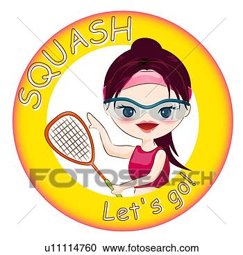Stock Illustration - recreation, squash 
racket, leisure, 
lifestyle, squash 
court, sports. 
fotosearch - search 
clipart, illustration, 
drawings and vector 
eps graphics images