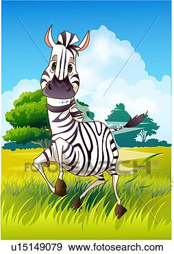 Stock Illustration - zebra, safari, 
zoo, mammalia, 
grassland, nature, 
natural world. 
fotosearch - search 
clipart, illustration, 
drawings and vector 
eps graphics images