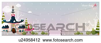 Clip Art - fence, season, 
snowing, snow, 
winter, gatedoor, 
outdoors. fotosearch 
- search clipart, 
illustration, 
drawings and vector 
eps graphics images