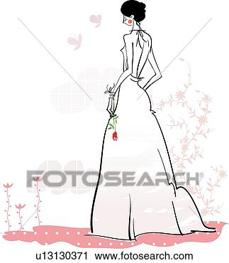Clipart - cloud, well-being, 
clouds, wedding 
dress, lady, rose, 
lifestyle. fotosearch 
- search clipart, 
illustration, 
drawings and vector 
eps graphics images