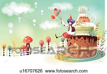 Stock Illustration - balloons, mushroom, 
balloon, fence, 
mushrooms, candlelight, 
cake. fotosearch 
- search clipart, 
illustration, 
drawings and vector 
eps graphics images