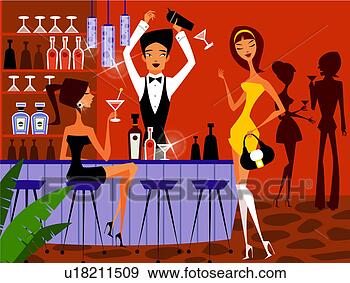 图例、失量图、Powerpoint剪贴画在线 - 二, 妇