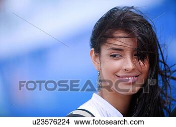 Stock Photo - closeup of young 
woman. fotosearch 
- search stock 
photos, pictures, 
images, and photo 
clipart