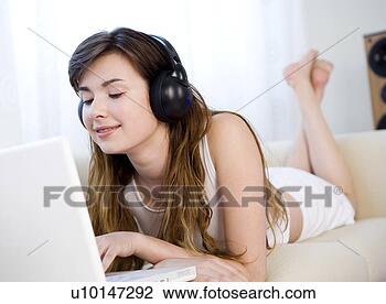 Stock Photo - daily life, one 
person, one young 
woman only. fotosearch 
- search stock 
photos, pictures, 
images, and photo 
clipart