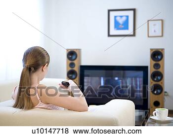 Banco de Imagem - diariamente,  
vida,  um,  pessoa, 
 um,  jovem,  
mulher,  só. fotosearch 
- busca de fotos, 
imagens e clipart
