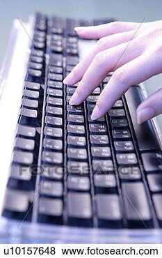 Banco de Imagem - computador,  tecnologia, 
 foco,  ainda, 
 vida. fotosearch 
- busca de fotos, 
imagens e clipart