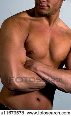 Banco de Imagem - muscular,  homem. 
fotosearch - busca 
de fotos, imagens 
e clipart
