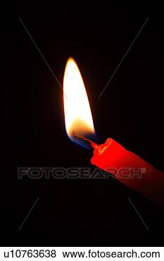 Stock Photo - lit candle, close-up. 
fotosearch - search 
stock photos, 
pictures, images, 
and photo clipart