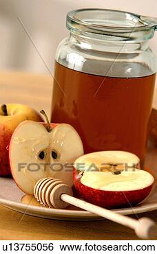 Stock Photo - honey and apples. 
fotosearch - search 
stock photos, 
pictures, images, 
and photo clipart