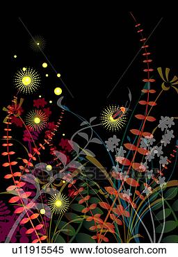 Illustrazione, pittura, fireflies, volare, erbe Visualizza immagine ingrandita Archivio Immagini - illustrazione, pittura, fireflies, volare, erbe. fotosearch - cerca foto, illustrazioni, immagini e foto clipart