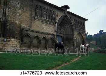 Stock Photograph - holy, horses, 
church, santiago, 
camino, 13. fotosearch 
- search stock 
photos, pictures, 
images, and photo 
clipart