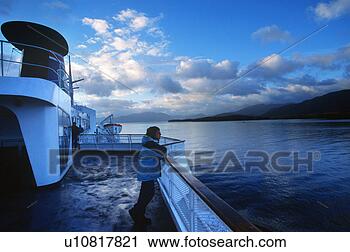 Stock Photography - bc ferry,  queen 
of the north enroute 
through inside 
passage at. fotosearch 
- search stock 
photos, pictures, 
images, and photo 
clipart