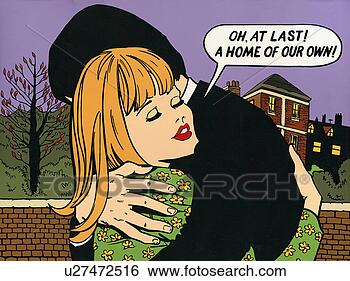 Banque d'Illustrations - couple, �treindre. 
fotosearch - recherchez 
des cliparts, 
des illustrations, 
des dessins et 
des images vectoris�es 
au format eps