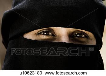 Stock Photography - islamic woman 
eyes peers through 
vale. fotosearch 
- search stock 
photos, pictures, 
images, and photo 
clipart