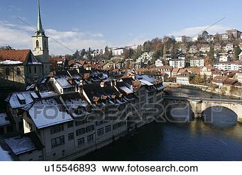 Stock Photo - scenic view of 
city town center 
- bern switzerland. 
fotosearch - search 
stock photos, 
pictures, images, 
and photo clipart
