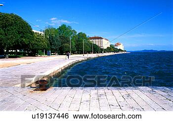 Stock Photo - waterfront at 
zadar. fotosearch 
- search stock 
photos, pictures, 
images, and photo 
clipart