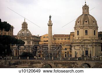 Stock Photograph - view of trajan's 
column and surrounds. 
fotosearch - search 
stock photos, 
pictures, images, 
and photo clipart