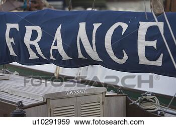 Stock Photograph - banner, boat, 
capital letter, 
close-up, day. 
fotosearch - search 
stock photos, 
pictures, images, 
and photo clipart