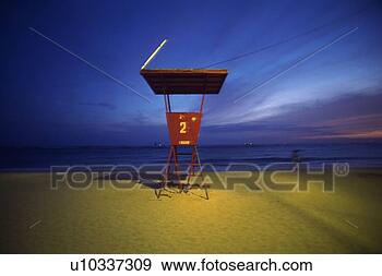 Stock Photograph - watchtower at 
beach, front view. 
fotosearch - search 
stock photos, 
pictures, images, 
and photo clipart