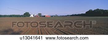 Stock Photography - planted spring 
field and farm. 
fotosearch - search 
stock photos, 
pictures, images, 
and photo clipart