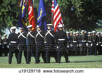 Stock Photo - midshipmen color 
guard, united 
states naval academy. 
fotosearch - search 
stock photos, 
pictures, images, 
and photo clipart