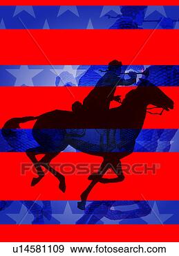 Stock Illustration - paul revere with 
flag background. 
fotosearch - search 
clipart, illustration, 
drawings and vector 
eps graphics images
