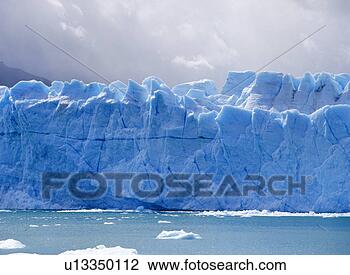 Stock Photo - water level view 
of pietro moreno 
glacier in los 
 glaciares national. 
fotosearch - search 
stock photos, 
pictures, images, 
and photo clipart