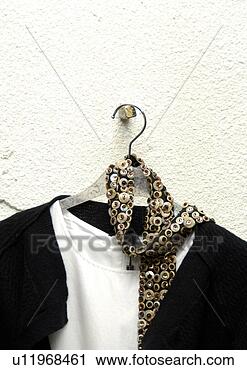 Stock Photography - view of a jacket 
on a hanger. fotosearch 
- search stock 
photos, pictures, 
images, and photo 
clipart
