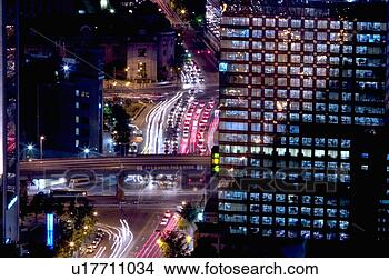 Stock Photo - building, seoul, 
dusk, night, night 
view, light, city. 
fotosearch - search 
stock photos, 
pictures, images, 
and photo clipart