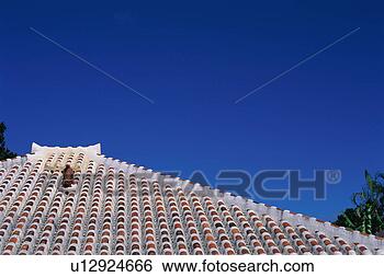 Banco de Imagem - vermelho,  telhado. 
fotosearch - busca 
de fotos, imagens 
e clipart