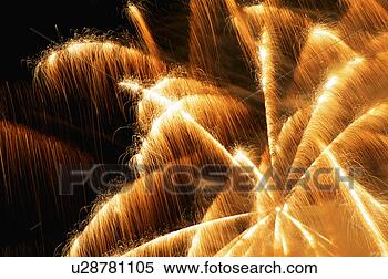 Banco de Imagem - coloridos,  fogos 
artifício,  céu, 
 noturna. fotosearch 
- busca de fotos, 
imagens e clipart