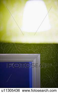 Stock Photo - green wall, white 
trim, and vibrant 
blue. fotosearch 
- search stock 
photos, pictures, 
images, and photo 
clipart
