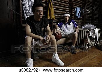 Picture - a portrait of 
two basketball 
players. fotosearch 
- search stock 
photos, pictures, 
images, and photo 
clipart