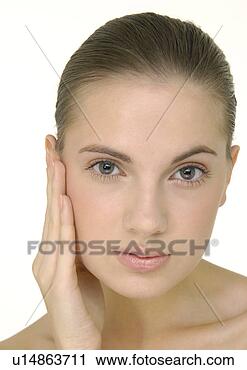 Stock Photography - portrait of a 
young woman. fotosearch 
- search stock 
photos, pictures, 
images, and photo 
clipart
