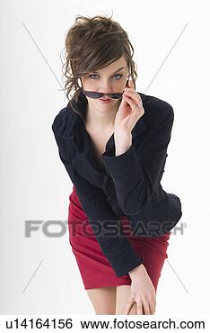Stock Photo - portrait of young 
woman wearing 
sunglasses. fotosearch 
- search stock 
photos, pictures, 
images, and photo 
clipart