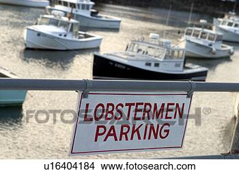 Stock Photo - lobstermen parking. 
fotosearch - search 
stock photos, 
pictures, images, 
and photo clipart